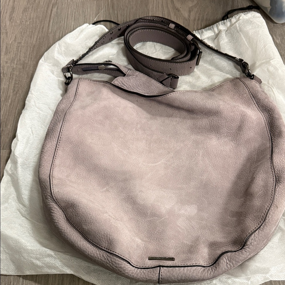 Rebecca Minkoff Soft Gray Hobo Bag